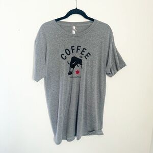 Colectivo Gray Coffee Graphic T-Shirt